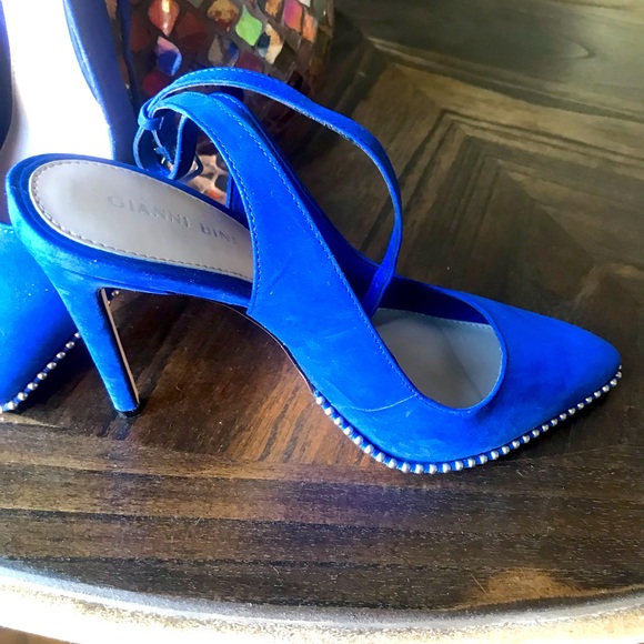 Gianni Bini Shoes Gianni Bini Cobalt Blue Heels Poshmark